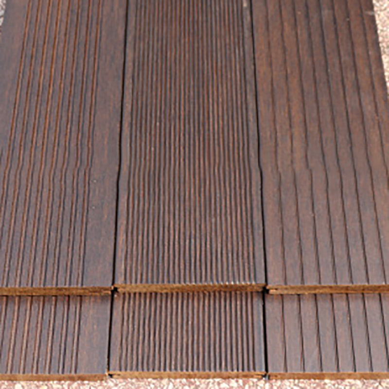 Outdoor Deck Tiles Composite Wooden Striped Detail Deck Tiles Clearhalo 'Home Improvement' 'home_improvement' 'home_improvement_outdoor_deck_tiles_planks' 'Outdoor Deck Tiles & Planks' 'Outdoor Flooring & Tile' 'Outdoor Remodel' 'outdoor_deck_tiles_planks' 7339034