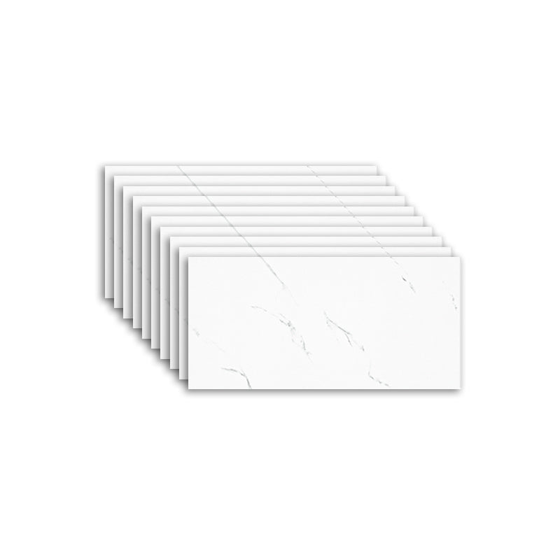 Marbling Water-resistant Tile PVC Singular Peel & Stick Tile for Backsplash Wall Off-White Clearhalo 'Flooring 'Home Improvement' 'home_improvement' 'home_improvement_peel_stick_blacksplash' 'Peel & Stick Backsplash Tile' 'peel_stick_blacksplash' 'Walls & Ceilings' Walls and Ceiling' 7339549