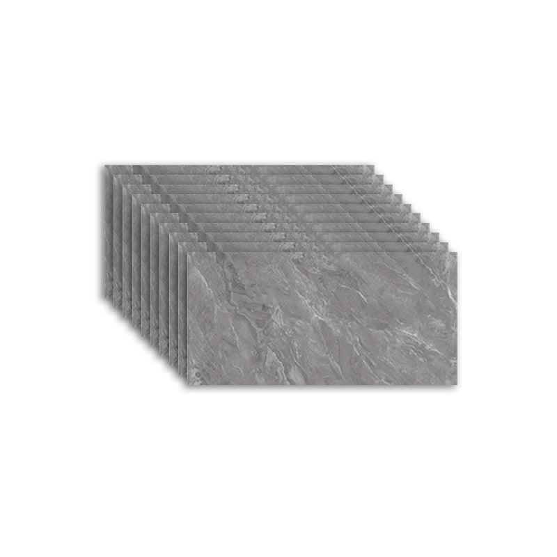 Marbling Water-resistant Tile PVC Singular Peel & Stick Tile for Backsplash Wall Grey Clearhalo 'Flooring 'Home Improvement' 'home_improvement' 'home_improvement_peel_stick_blacksplash' 'Peel & Stick Backsplash Tile' 'peel_stick_blacksplash' 'Walls & Ceilings' Walls and Ceiling' 7339561
