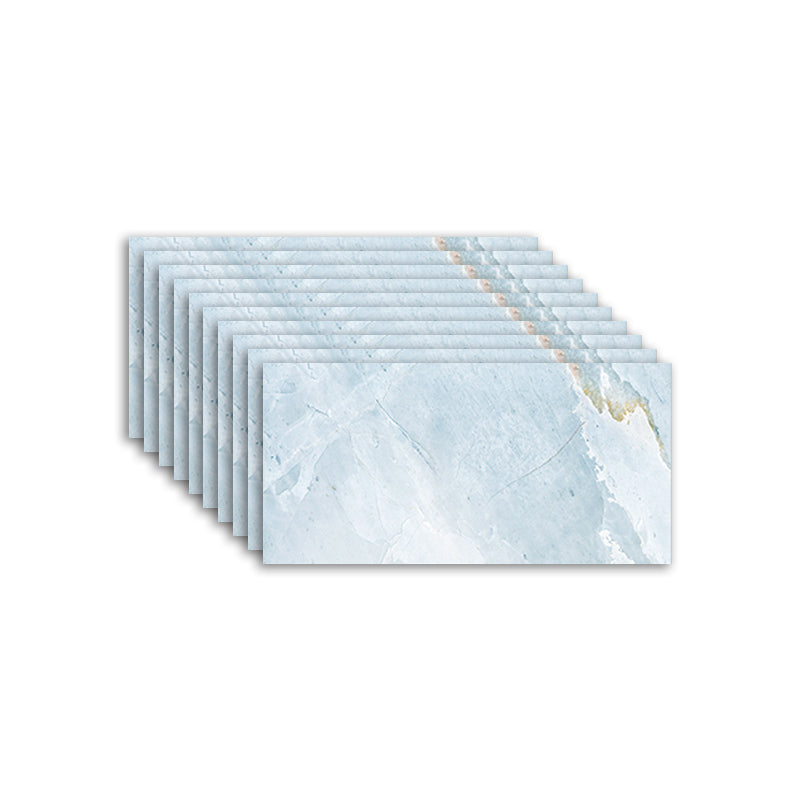 Rectangular Water-resistant Tile PVC Singular Peel & Stick Tile for Backsplash Wall Light Blue Clearhalo 'Flooring 'Home Improvement' 'home_improvement' 'home_improvement_peel_stick_blacksplash' 'Peel & Stick Backsplash Tile' 'peel_stick_blacksplash' 'Walls & Ceilings' Walls and Ceiling' 7339569