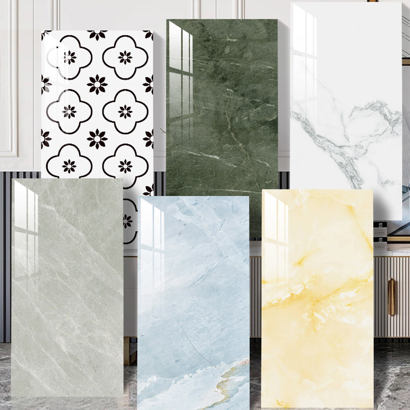 Rectangular Water-resistant Tile PVC Singular Peel & Stick Tile for Backsplash Wall Clearhalo 'Flooring 'Home Improvement' 'home_improvement' 'home_improvement_peel_stick_blacksplash' 'Peel & Stick Backsplash Tile' 'peel_stick_blacksplash' 'Walls & Ceilings' Walls and Ceiling' 7339576