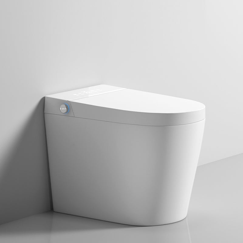 Porcelain Siphon Jet Urine Toilet Floor Mounted Modern Flush Toilet White Manual Lid (Standard) 14" Clearhalo 'Bathroom Remodel & Bathroom Fixtures' 'Home Improvement' 'home_improvement' 'home_improvement_toilets' 'Toilets & Bidets' 'Toilets' 7339800