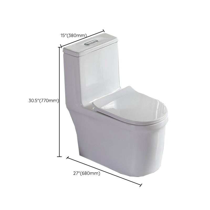 Contemporary Floor Mount Flush Toilet White Ceramic Urine Toilet for Bathroom Clearhalo 'Bathroom Remodel & Bathroom Fixtures' 'Home Improvement' 'home_improvement' 'home_improvement_toilets' 'Toilets & Bidets' 'Toilets' 7339831