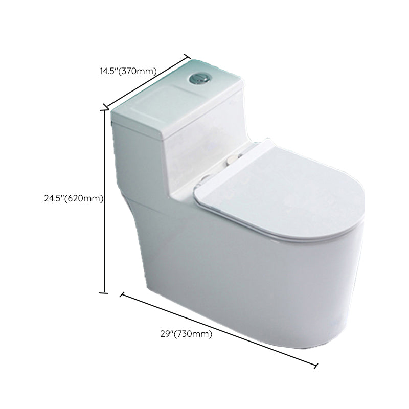 Contemporary Floor Mount Flush Toilet White Ceramic Urine Toilet for Bathroom Clearhalo 'Bathroom Remodel & Bathroom Fixtures' 'Home Improvement' 'home_improvement' 'home_improvement_toilets' 'Toilets & Bidets' 'Toilets' 7339834