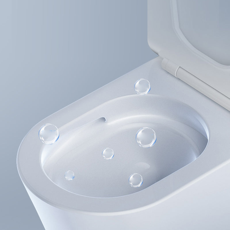 Traditional Floor Mount White Toilet Slow Close Seat Included Toilet Bowl for Bathroom Clearhalo 'Bathroom Remodel & Bathroom Fixtures' 'Home Improvement' 'home_improvement' 'home_improvement_toilets' 'Toilets & Bidets' 'Toilets' 7340519
