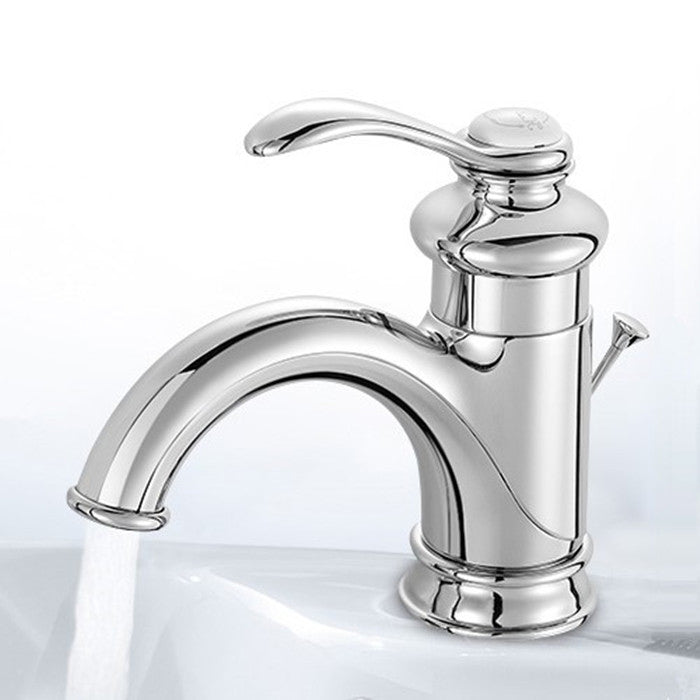 Traditional Wide Spread Bathroom Faucet 1 Lever Handles Lavatory Faucet Clearhalo 'Bathroom Remodel & Bathroom Fixtures' 'Bathroom Sink Faucets' 'Bathroom Sinks & Faucet Components' 'bathroom_sink_faucets' 'Home Improvement' 'home_improvement' 'home_improvement_bathroom_sink_faucets' 7340767