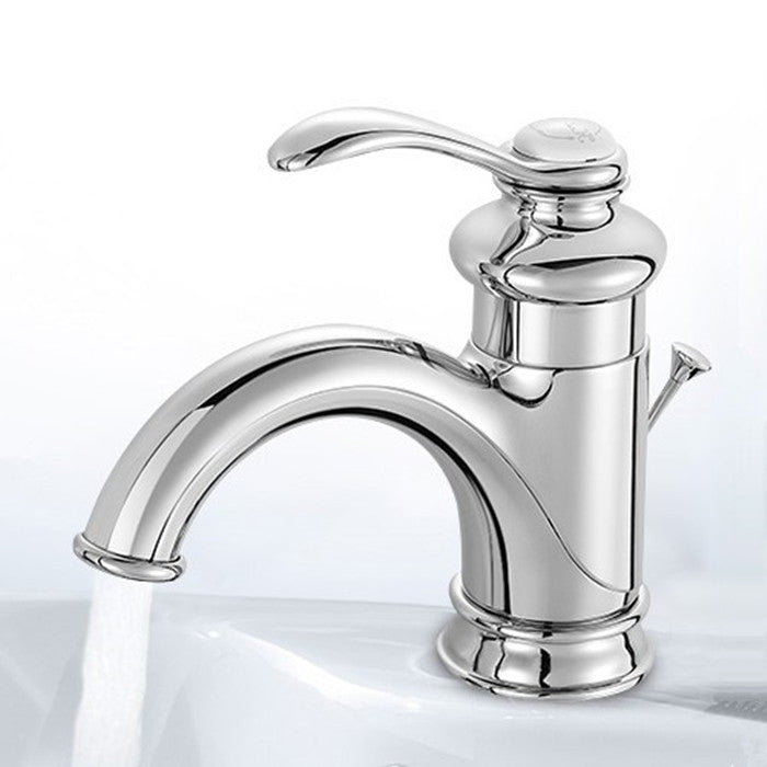 Traditional Wide Spread Bathroom Faucet 1 Lever Handles Lavatory Faucet Clearhalo 'Bathroom Remodel & Bathroom Fixtures' 'Bathroom Sink Faucets' 'Bathroom Sinks & Faucet Components' 'bathroom_sink_faucets' 'Home Improvement' 'home_improvement' 'home_improvement_bathroom_sink_faucets' 7340767