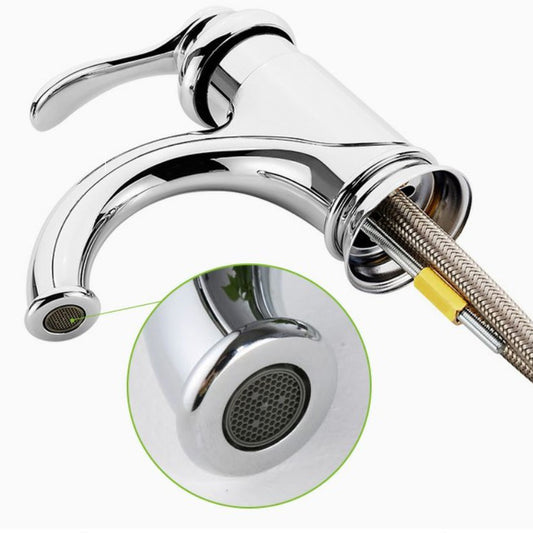 Traditional Wide Spread Bathroom Faucet 1 Lever Handles Lavatory Faucet Clearhalo 'Bathroom Remodel & Bathroom Fixtures' 'Bathroom Sink Faucets' 'Bathroom Sinks & Faucet Components' 'bathroom_sink_faucets' 'Home Improvement' 'home_improvement' 'home_improvement_bathroom_sink_faucets' 7340774