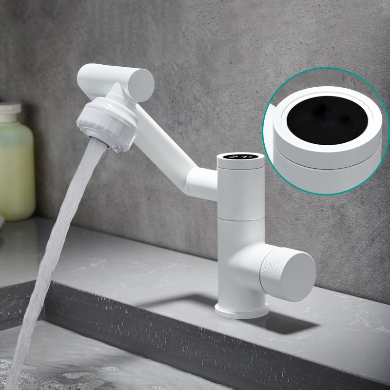 Industrial Centerset Lavatory Faucet Vintage Lever Lavatory Faucet Clearhalo 'Bathroom Remodel & Bathroom Fixtures' 'Bathroom Sink Faucets' 'Bathroom Sinks & Faucet Components' 'bathroom_sink_faucets' 'Home Improvement' 'home_improvement' 'home_improvement_bathroom_sink_faucets' 7340782