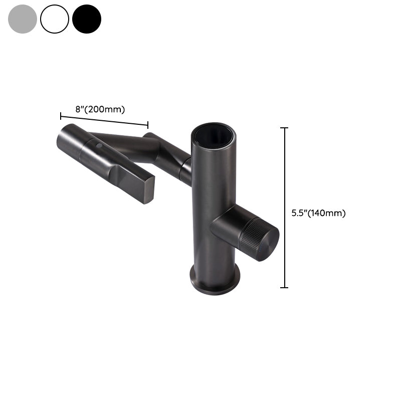 Industrial Centerset Lavatory Faucet Vintage Lever Lavatory Faucet Clearhalo 'Bathroom Remodel & Bathroom Fixtures' 'Bathroom Sink Faucets' 'Bathroom Sinks & Faucet Components' 'bathroom_sink_faucets' 'Home Improvement' 'home_improvement' 'home_improvement_bathroom_sink_faucets' 7340794