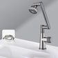 Knob Handle Wide Spread Bathroom Faucet Industrial Vanity Sink Faucet Grey Clearhalo 'Bathroom Remodel & Bathroom Fixtures' 'Bathroom Sink Faucets' 'Bathroom Sinks & Faucet Components' 'bathroom_sink_faucets' 'Home Improvement' 'home_improvement' 'home_improvement_bathroom_sink_faucets' 7340804