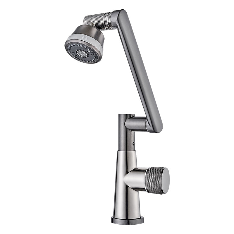 Knob Handle Wide Spread Bathroom Faucet Industrial Vanity Sink Faucet Clearhalo 'Bathroom Remodel & Bathroom Fixtures' 'Bathroom Sink Faucets' 'Bathroom Sinks & Faucet Components' 'bathroom_sink_faucets' 'Home Improvement' 'home_improvement' 'home_improvement_bathroom_sink_faucets' 7340805