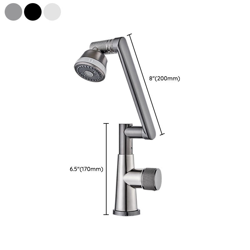 Knob Handle Wide Spread Bathroom Faucet Industrial Vanity Sink Faucet Clearhalo 'Bathroom Remodel & Bathroom Fixtures' 'Bathroom Sink Faucets' 'Bathroom Sinks & Faucet Components' 'bathroom_sink_faucets' 'Home Improvement' 'home_improvement' 'home_improvement_bathroom_sink_faucets' 7340812