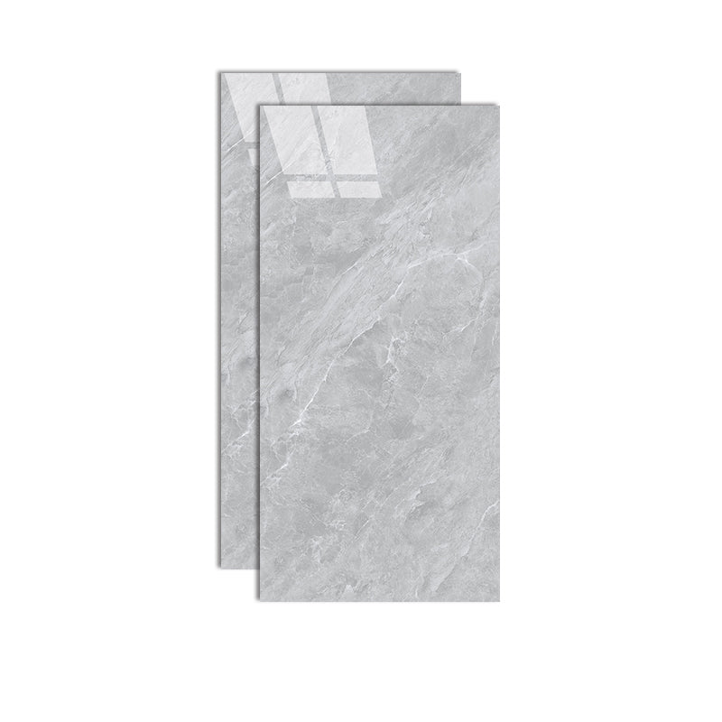 Modern Rectangle White Singular Tile Marble Floor and Wall for Bathroom Grey Clearhalo 'Floor Tiles & Wall Tiles' 'floor_tiles_wall_tiles' 'Flooring 'Home Improvement' 'home_improvement' 'home_improvement_floor_tiles_wall_tiles' Walls and Ceiling' 7340919