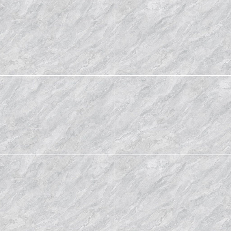 Modern Rectangle White Singular Tile Marble Floor and Wall for Bathroom Clearhalo 'Floor Tiles & Wall Tiles' 'floor_tiles_wall_tiles' 'Flooring 'Home Improvement' 'home_improvement' 'home_improvement_floor_tiles_wall_tiles' Walls and Ceiling' 7340920