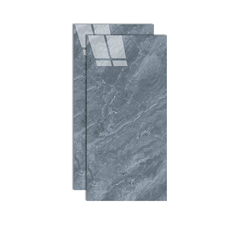 Modern Rectangle White Singular Tile Marble Floor and Wall for Bathroom Medium Grey Clearhalo 'Floor Tiles & Wall Tiles' 'floor_tiles_wall_tiles' 'Flooring 'Home Improvement' 'home_improvement' 'home_improvement_floor_tiles_wall_tiles' Walls and Ceiling' 7340923