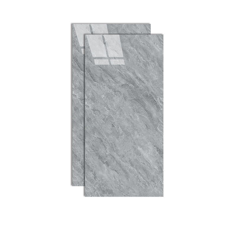 Modern Rectangle White Singular Tile Marble Floor and Wall for Bathroom Matte Gray Clearhalo 'Floor Tiles & Wall Tiles' 'floor_tiles_wall_tiles' 'Flooring 'Home Improvement' 'home_improvement' 'home_improvement_floor_tiles_wall_tiles' Walls and Ceiling' 7340927