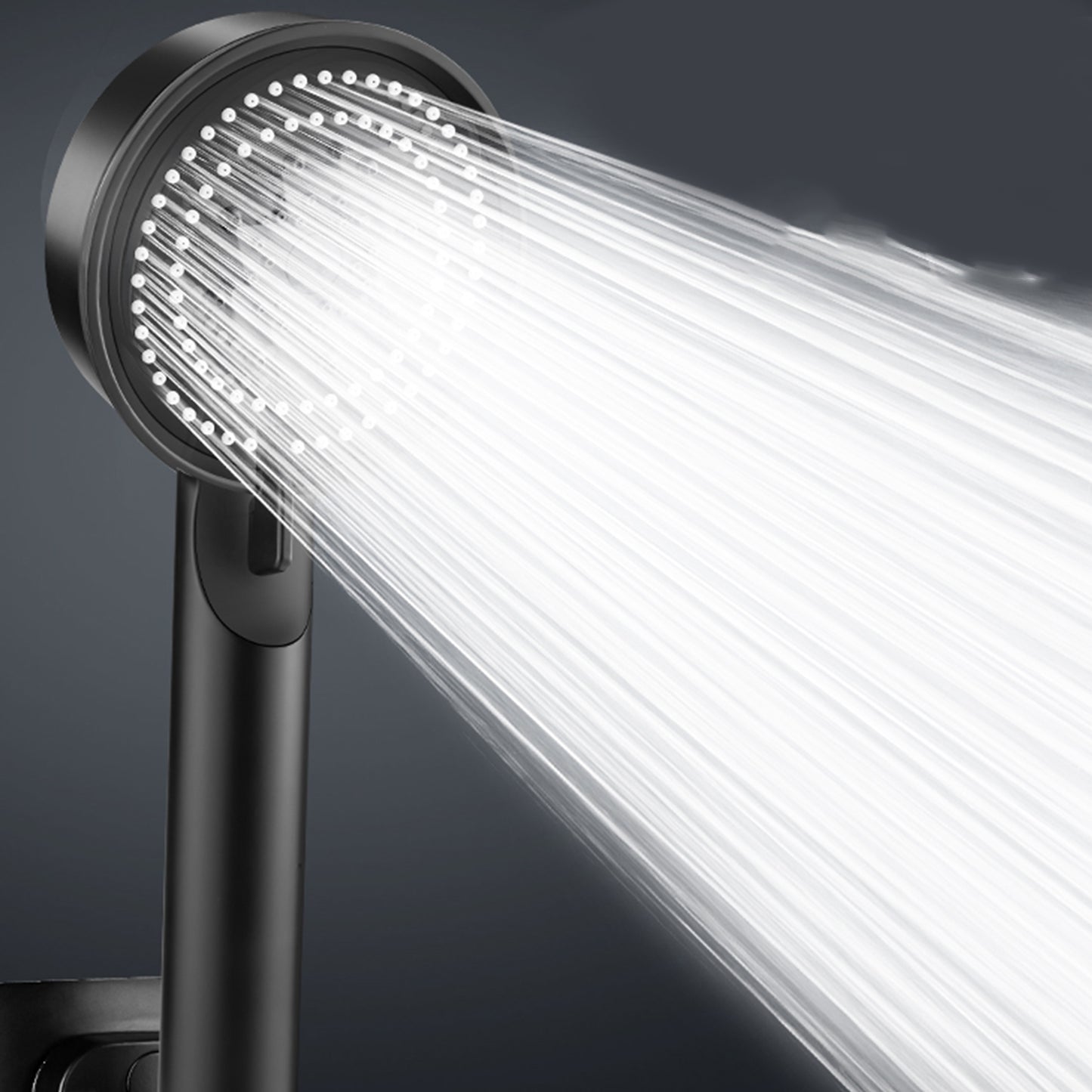 Round Hand Shower Adjustable Spray Pattern Wall-Mount Showerhead Clearhalo 'Bathroom Remodel & Bathroom Fixtures' 'Home Improvement' 'home_improvement' 'home_improvement_shower_heads' 'Shower Heads' 'shower_heads' 'Showers & Bathtubs Plumbing' 'Showers & Bathtubs' 7341096