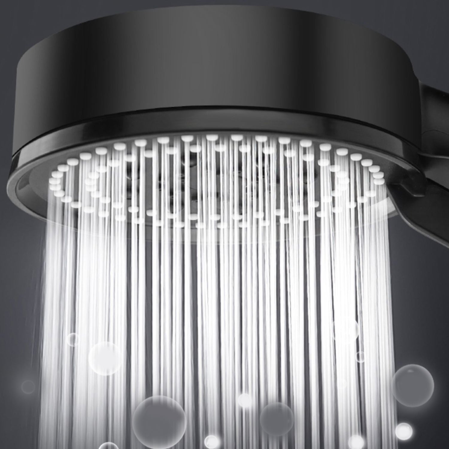 Round Hand Shower Adjustable Spray Pattern Wall-Mount Showerhead Clearhalo 'Bathroom Remodel & Bathroom Fixtures' 'Home Improvement' 'home_improvement' 'home_improvement_shower_heads' 'Shower Heads' 'shower_heads' 'Showers & Bathtubs Plumbing' 'Showers & Bathtubs' 7341103