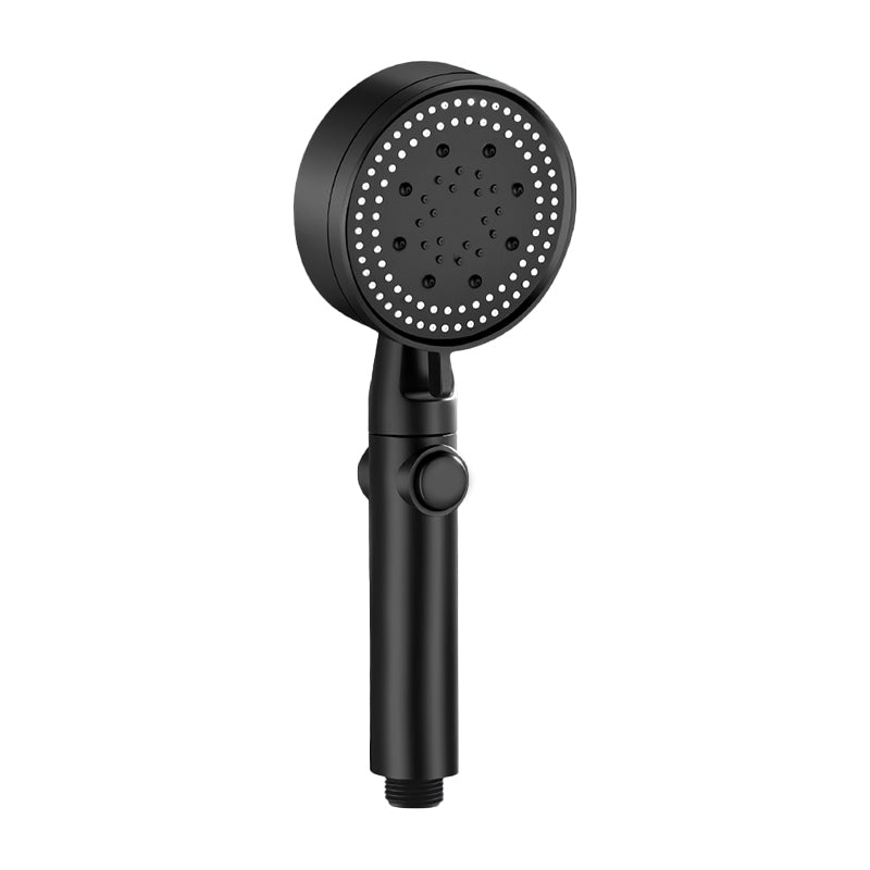 Contemporary Round Hand Shower Adjustable Spray Pattern Wall-Mount Showerhead Clearhalo 'Bathroom Remodel & Bathroom Fixtures' 'Home Improvement' 'home_improvement' 'home_improvement_shower_heads' 'Shower Heads' 'shower_heads' 'Showers & Bathtubs Plumbing' 'Showers & Bathtubs' 7341120