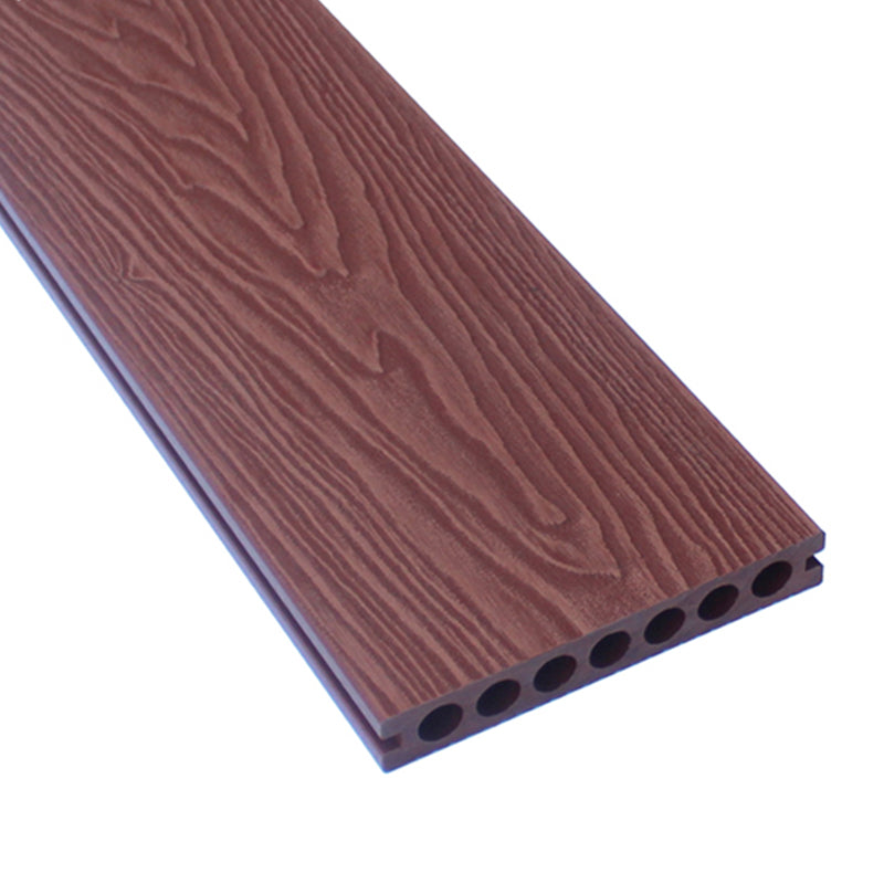 Modern Brown Wood Self Adhesive Wood Floor Planks Reclaimed Wooden Planks Claret Round Hole Clearhalo 'Flooring 'Hardwood Flooring' 'hardwood_flooring' 'Home Improvement' 'home_improvement' 'home_improvement_hardwood_flooring' Walls and Ceiling' 7342379