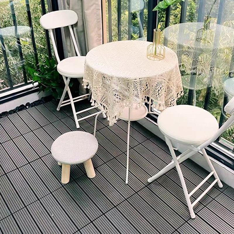 Modern Style Rectangle Wood Flooring Non-slip Outdoor Wood Flooring Grey 86.1 sq ft. - 48 Pieces Clearhalo 'Flooring 'Hardwood Flooring' 'hardwood_flooring' 'Home Improvement' 'home_improvement' 'home_improvement_hardwood_flooring' Walls and Ceiling' 7342400