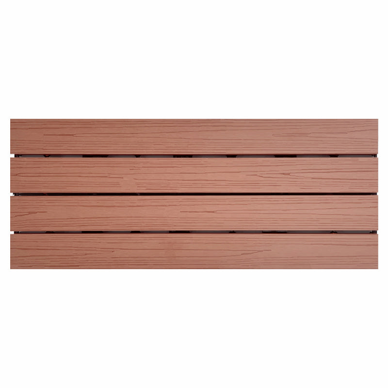 Modern Style Rectangle Wood Flooring Non-slip Outdoor Wood Flooring Maroon Clearhalo 'Flooring 'Hardwood Flooring' 'hardwood_flooring' 'Home Improvement' 'home_improvement' 'home_improvement_hardwood_flooring' Walls and Ceiling' 7342408