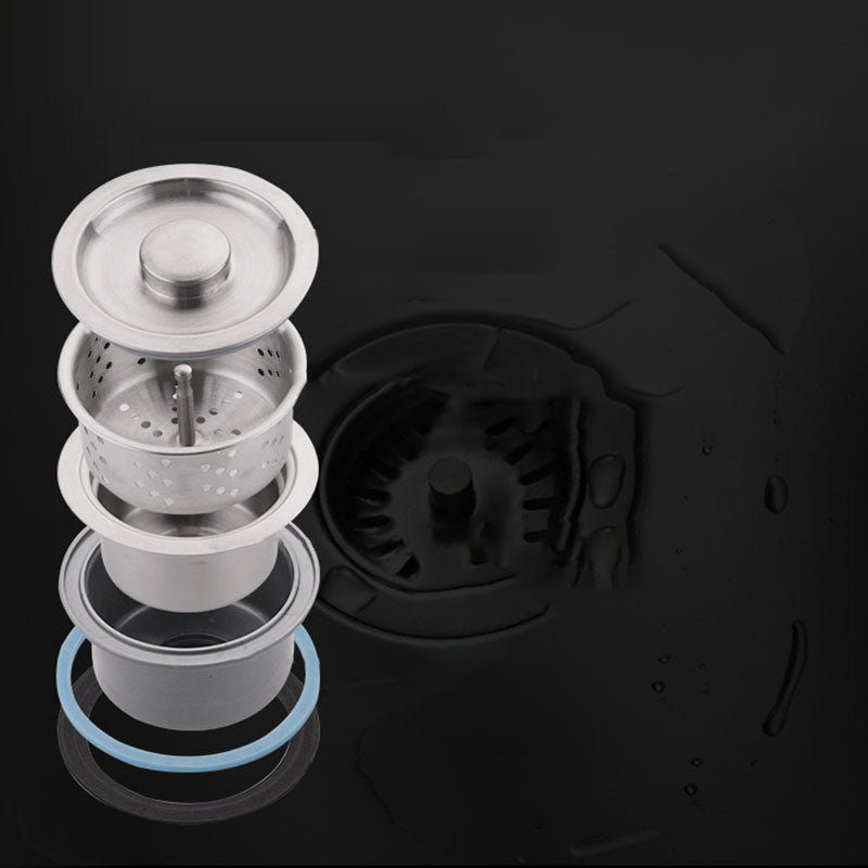 Stainless Steel Kitchen Sink Drop-In Single Bowl Kitchen Sink Clearhalo 'Home Improvement' 'home_improvement' 'home_improvement_kitchen_sinks' 'Kitchen Remodel & Kitchen Fixtures' 'Kitchen Sinks & Faucet Components' 'Kitchen Sinks' 'kitchen_sinks' 7342442