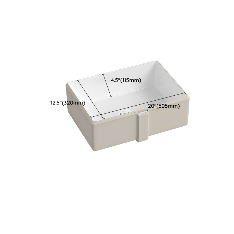 Traditional Undermount Bathroom Sink Porcelain with Pop-Up Drain Vessel Clearhalo 'Bathroom Remodel & Bathroom Fixtures' 'Bathroom Sinks & Faucet Components' 'Bathroom Sinks' 'bathroom_sink' 'Home Improvement' 'home_improvement' 'home_improvement_bathroom_sink' 7343052