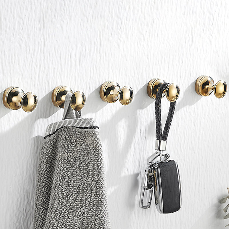 10-Piece Bathroom Accessories Hardware Set Modern Bathroom Accessory Set, Robe Hooks Clearhalo 'Bathroom Hardware Sets' 'Bathroom Hardware' 'Bathroom Remodel & Bathroom Fixtures' 'bathroom_hardware_sets' 'Home Improvement' 'home_improvement' 'home_improvement_bathroom_hardware_sets' 7343634