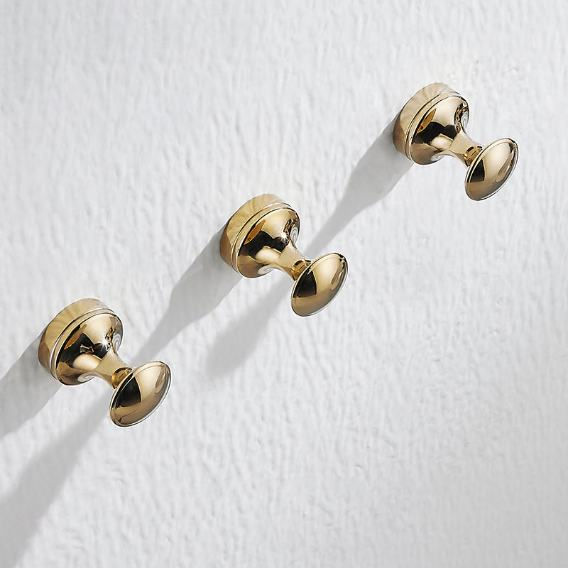 10-Piece Bathroom Accessories Hardware Set Modern Bathroom Accessory Set, Robe Hooks Brass 3 Piece Set Clearhalo 'Bathroom Hardware Sets' 'Bathroom Hardware' 'Bathroom Remodel & Bathroom Fixtures' 'bathroom_hardware_sets' 'Home Improvement' 'home_improvement' 'home_improvement_bathroom_hardware_sets' 7343637