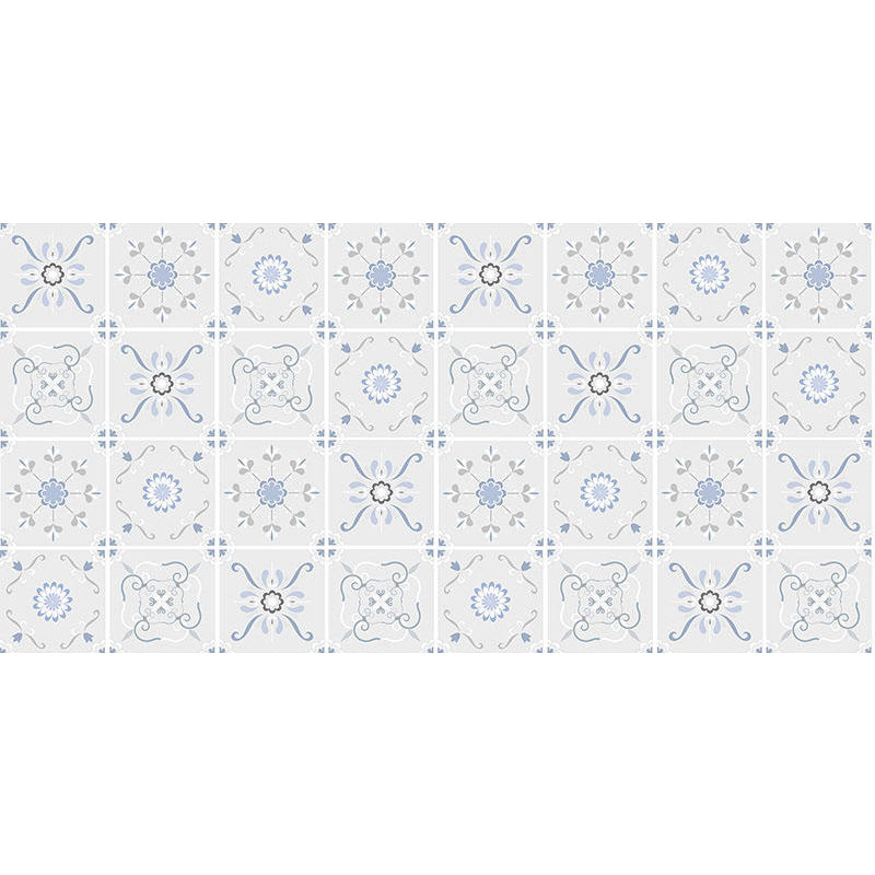 Spanish Pattern Singular Tile Water Resistant Peel & Stick Tile for Backsplash Wall Light Purple Clearhalo 'Flooring 'Home Improvement' 'home_improvement' 'home_improvement_peel_stick_blacksplash' 'Peel & Stick Backsplash Tile' 'peel_stick_blacksplash' 'Walls & Ceilings' Walls and Ceiling' 7344219