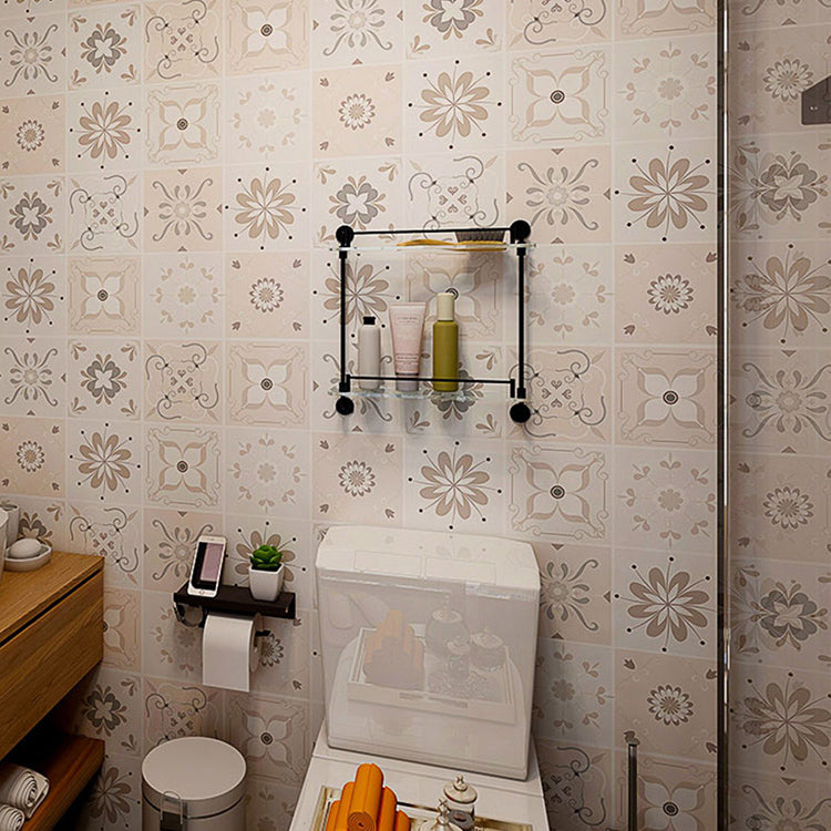 Spanish Pattern Singular Tile Water Resistant Peel & Stick Tile for Backsplash Wall Clearhalo 'Flooring 'Home Improvement' 'home_improvement' 'home_improvement_peel_stick_blacksplash' 'Peel & Stick Backsplash Tile' 'peel_stick_blacksplash' 'Walls & Ceilings' Walls and Ceiling' 7344231