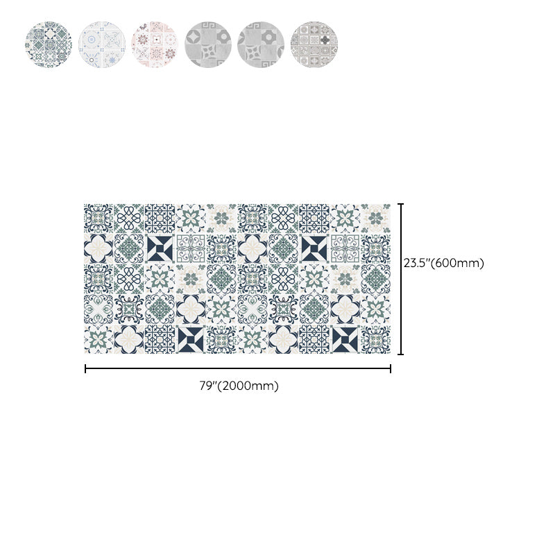 Spanish Pattern Singular Tile Water Resistant Peel & Stick Tile for Backsplash Wall Clearhalo 'Flooring 'Home Improvement' 'home_improvement' 'home_improvement_peel_stick_blacksplash' 'Peel & Stick Backsplash Tile' 'peel_stick_blacksplash' 'Walls & Ceilings' Walls and Ceiling' 7344232