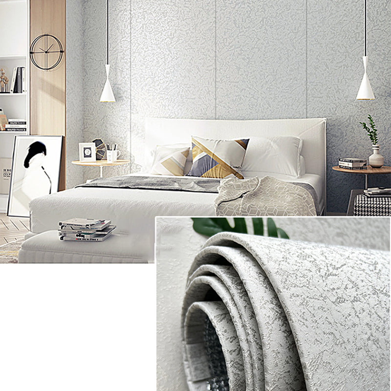 Modern Tin Backsplash Paneling Textured Wall Ceiling Linen Material Light Gray Clearhalo 'Flooring 'Home Improvement' 'home_improvement' 'home_improvement_wall_paneling' 'Wall Paneling' 'wall_paneling' 'Walls & Ceilings' Walls and Ceiling' 7344288