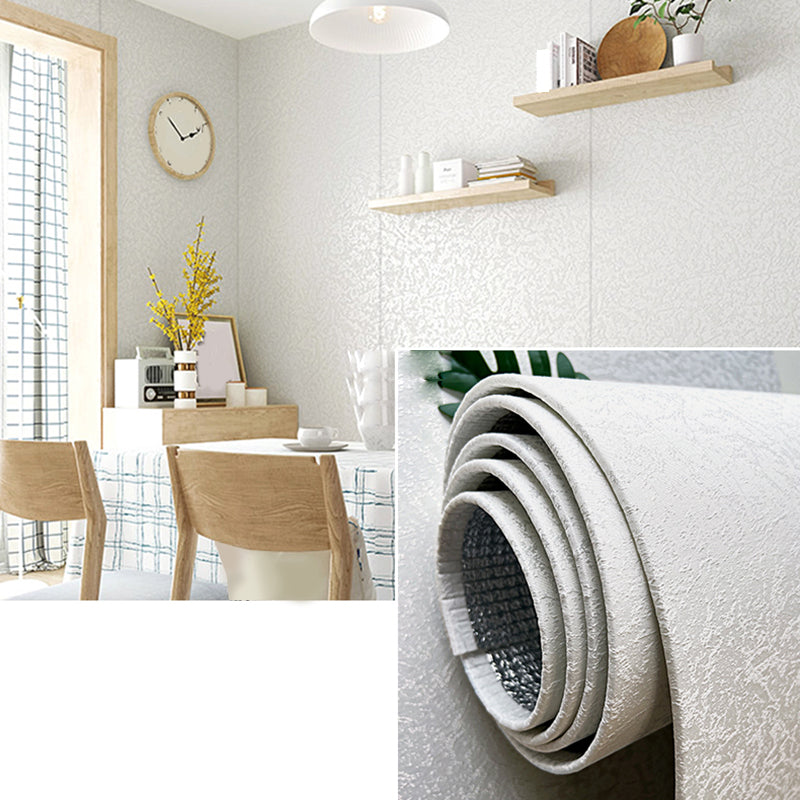 Modern Tin Backsplash Paneling Textured Wall Ceiling Linen Material White Clearhalo 'Flooring 'Home Improvement' 'home_improvement' 'home_improvement_wall_paneling' 'Wall Paneling' 'wall_paneling' 'Walls & Ceilings' Walls and Ceiling' 7344290