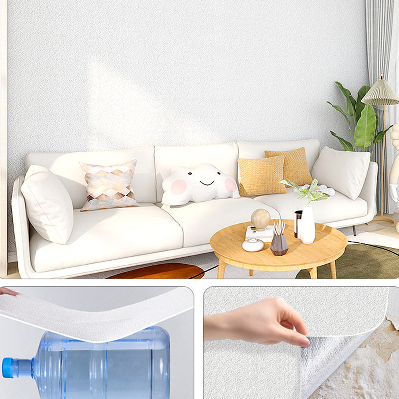 Water Proof Wall Plank Textured Bathroom Living Room Wall Panels Ivory Clearhalo 'Flooring 'Home Improvement' 'home_improvement' 'home_improvement_wall_paneling' 'Wall Paneling' 'wall_paneling' 'Walls & Ceilings' Walls and Ceiling' 7344306