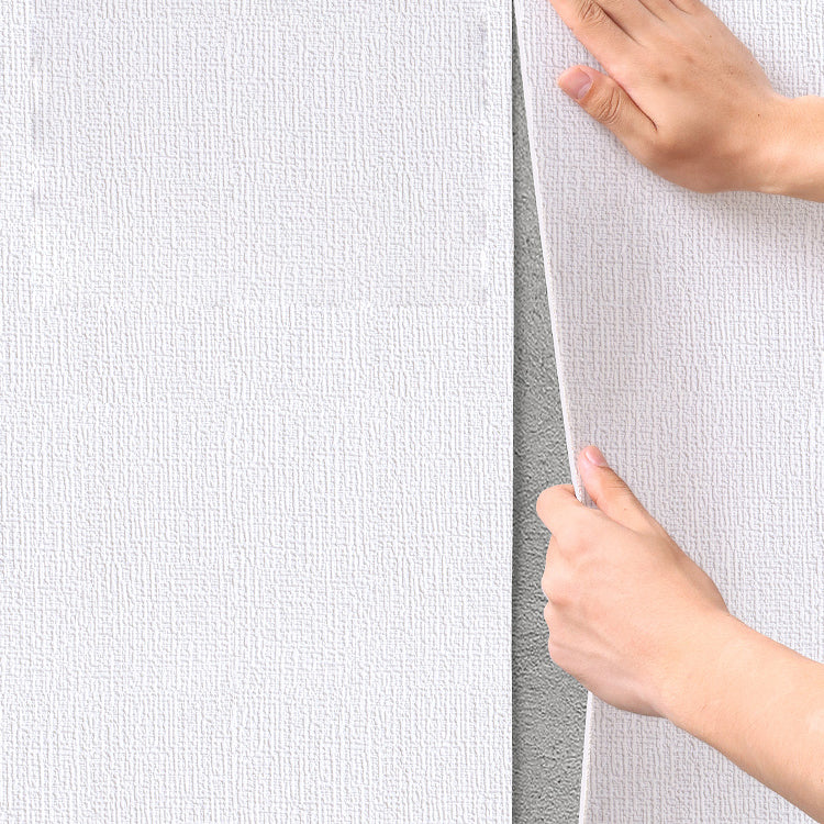 Modern Pearl Wainscoting Flax Wall Access Panel Peel and Stick Thicken Foam Baseboard Clearhalo 'Flooring 'Home Improvement' 'home_improvement' 'home_improvement_wall_paneling' 'Wall Paneling' 'wall_paneling' 'Walls & Ceilings' Walls and Ceiling' 7344341