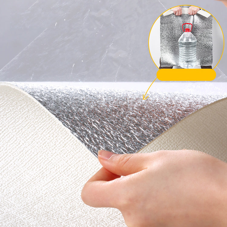 Modern Pearl Wainscoting Flax Wall Access Panel Peel and Stick Thicken Foam Baseboard Clearhalo 'Flooring 'Home Improvement' 'home_improvement' 'home_improvement_wall_paneling' 'Wall Paneling' 'wall_paneling' 'Walls & Ceilings' Walls and Ceiling' 7344345