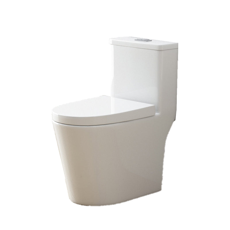 Traditional White Floor Mounted Toilet Slow Close Seat Included Toilet Bowl for Bathroom Clearhalo 'Bathroom Remodel & Bathroom Fixtures' 'Home Improvement' 'home_improvement' 'home_improvement_toilets' 'Toilets & Bidets' 'Toilets' 7344804