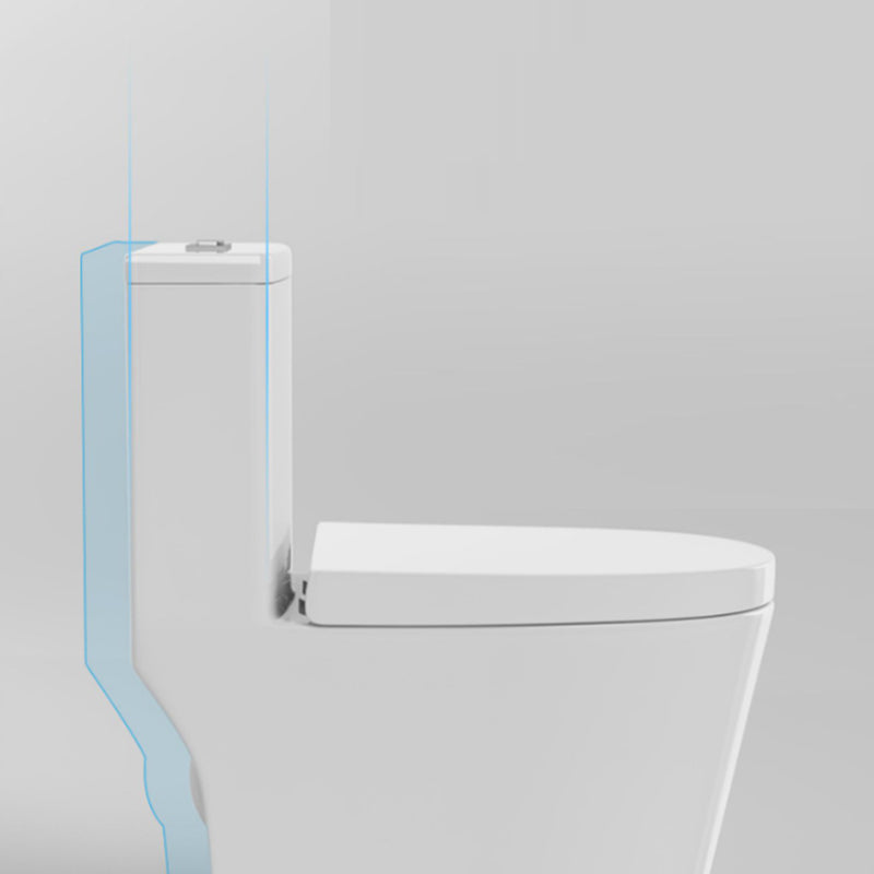 Traditional White Floor Mounted Toilet Slow Close Seat Included Toilet Bowl for Bathroom Clearhalo 'Bathroom Remodel & Bathroom Fixtures' 'Home Improvement' 'home_improvement' 'home_improvement_toilets' 'Toilets & Bidets' 'Toilets' 7344809