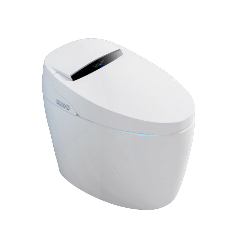 Contemporary White Flush Toilet Heated Seat Included Urine Toilet for Bathroom Clearhalo 'Bathroom Remodel & Bathroom Fixtures' 'Home Improvement' 'home_improvement' 'home_improvement_toilets' 'Toilets & Bidets' 'Toilets' 7344818