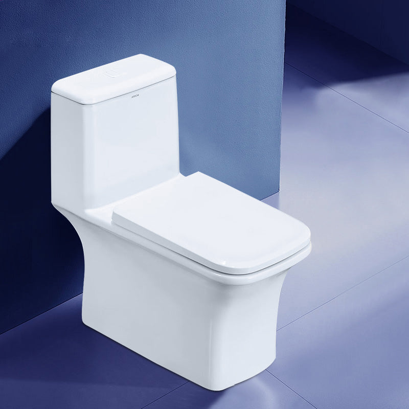 Floor Mounted Siphon Jet Urine Toilet One Piece Toilet Modern Porcelain Toilet 15"L x 28"W x 29"H 16" Clearhalo 'Bathroom Remodel & Bathroom Fixtures' 'Home Improvement' 'home_improvement' 'home_improvement_toilets' 'Toilets & Bidets' 'Toilets' 7344839
