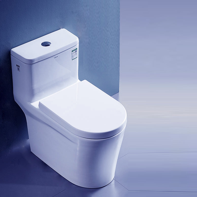 Floor Mounted Siphon Jet Urine Toilet One Piece Toilet Modern Porcelain Toilet 15"L x 27"W x 26"H Clearhalo 'Bathroom Remodel & Bathroom Fixtures' 'Home Improvement' 'home_improvement' 'home_improvement_toilets' 'Toilets & Bidets' 'Toilets' 7344845