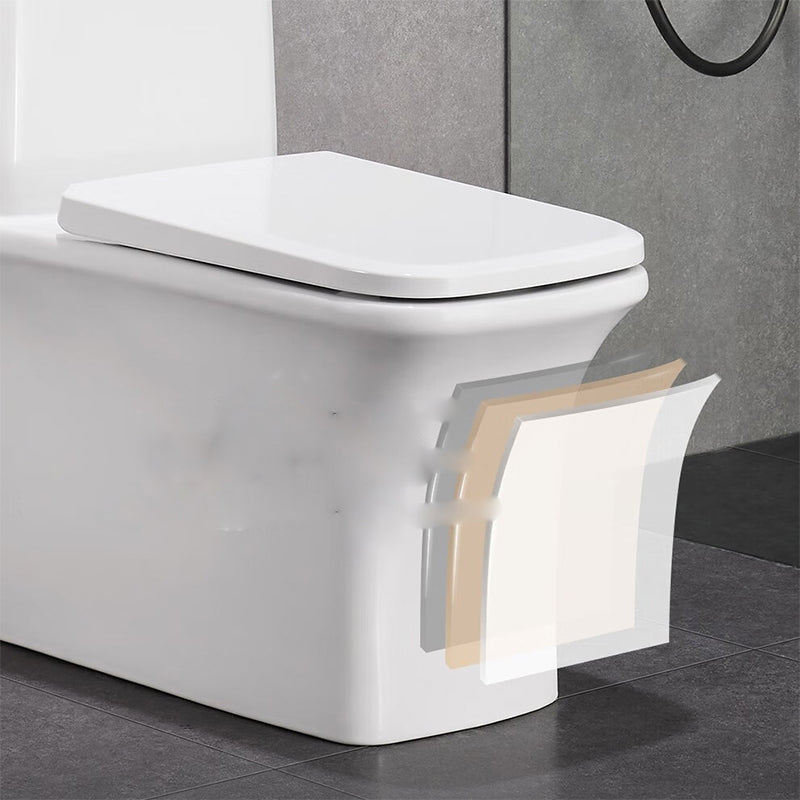 Floor Mounted Siphon Jet Urine Toilet One Piece Toilet Modern Porcelain Toilet Clearhalo 'Bathroom Remodel & Bathroom Fixtures' 'Home Improvement' 'home_improvement' 'home_improvement_toilets' 'Toilets & Bidets' 'Toilets' 7344846
