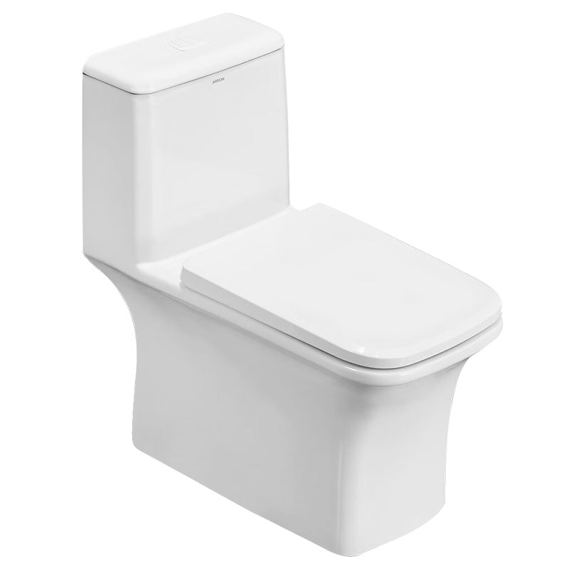 Floor Mounted Siphon Jet Urine Toilet One Piece Toilet Modern Porcelain Toilet Clearhalo 'Bathroom Remodel & Bathroom Fixtures' 'Home Improvement' 'home_improvement' 'home_improvement_toilets' 'Toilets & Bidets' 'Toilets' 7344847