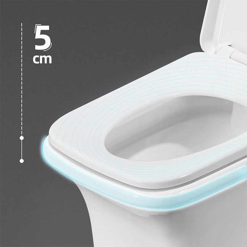 Floor Mounted Siphon Jet Urine Toilet One Piece Toilet Modern Porcelain Toilet Clearhalo 'Bathroom Remodel & Bathroom Fixtures' 'Home Improvement' 'home_improvement' 'home_improvement_toilets' 'Toilets & Bidets' 'Toilets' 7344850