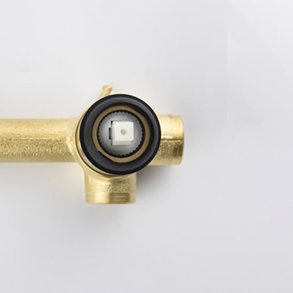 Bathroom Faucet Scratch Resistant 2 Holes Wall Mount Lever Handle Low Arc Sink Faucet Clearhalo 'Bathroom Remodel & Bathroom Fixtures' 'Bathroom Sink Faucets' 'Bathroom Sinks & Faucet Components' 'bathroom_sink_faucets' 'Home Improvement' 'home_improvement' 'home_improvement_bathroom_sink_faucets' 7345410