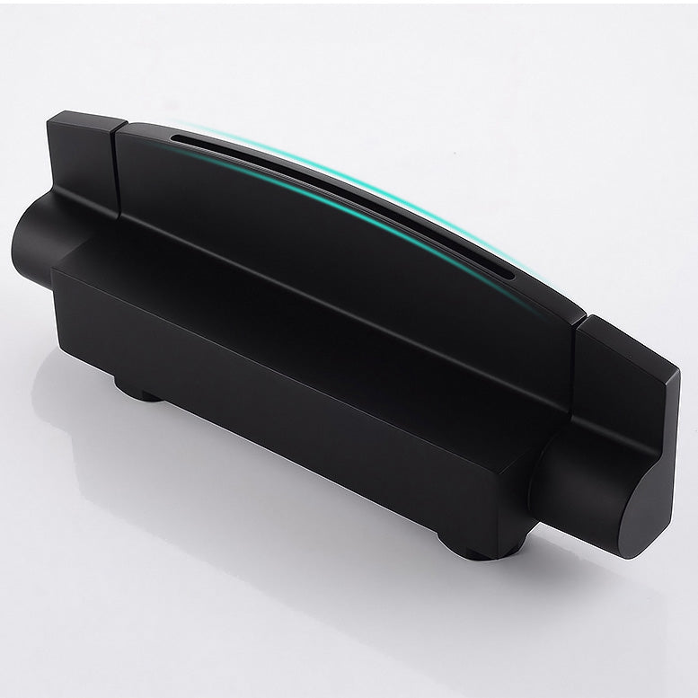 Modern Bathroom Faucet Two Handle Copper Wall Mounted Bath Faucet Trim Clearhalo 'Bathroom Remodel & Bathroom Fixtures' 'Bathtub Faucets' 'bathtub_faucets' 'Home Improvement' 'home_improvement' 'home_improvement_bathtub_faucets' 7345487