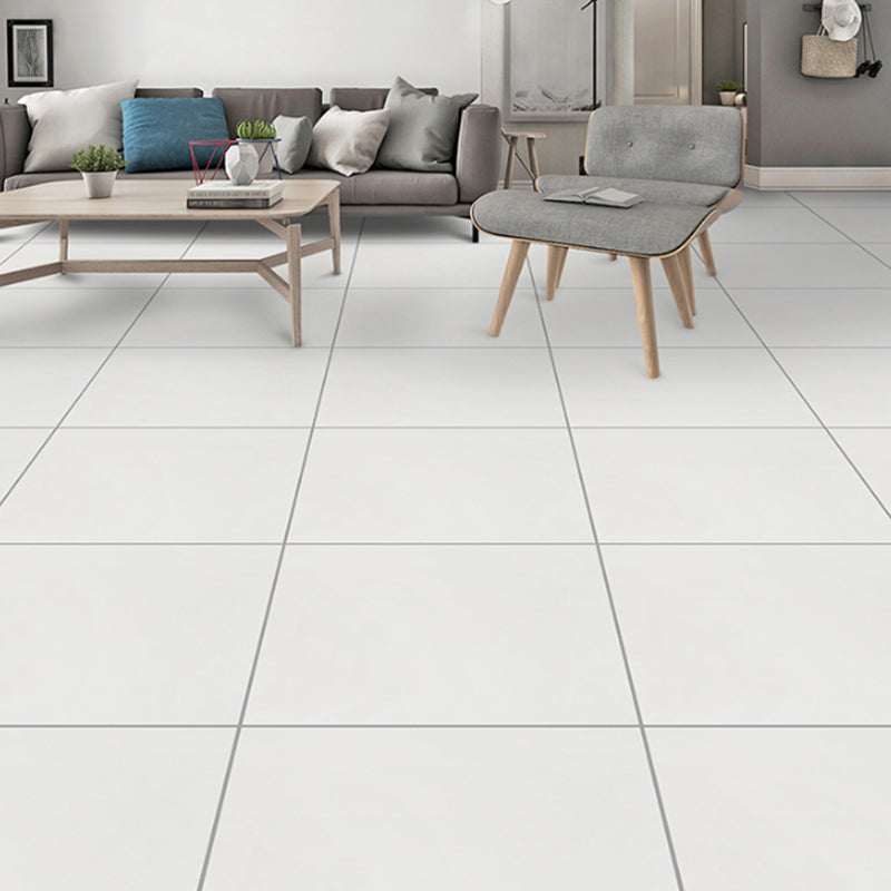 Square Ceramic Straight Edge Singular Tile No Pattern Bathroom Floor Clearhalo 'Floor Tiles & Wall Tiles' 'floor_tiles_wall_tiles' 'Flooring 'Home Improvement' 'home_improvement' 'home_improvement_floor_tiles_wall_tiles' Walls and Ceiling' 7345604